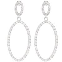 Orecchini Artlinea Donna in Argento Zircone ZOR1245-LB - ZOR1245-LB